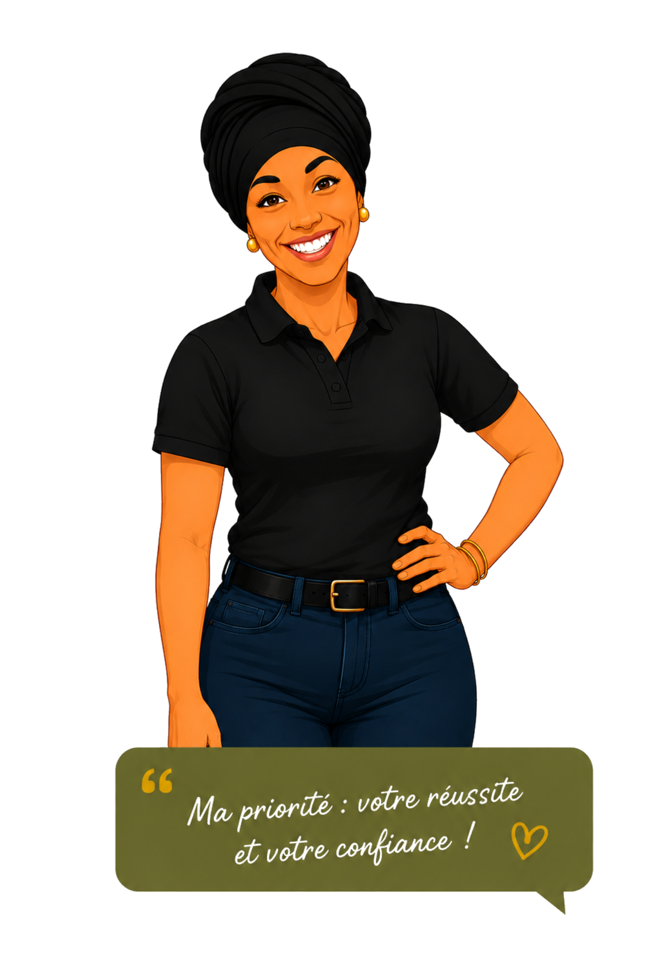 Imane, fondatrice ML School, souriante et confiante