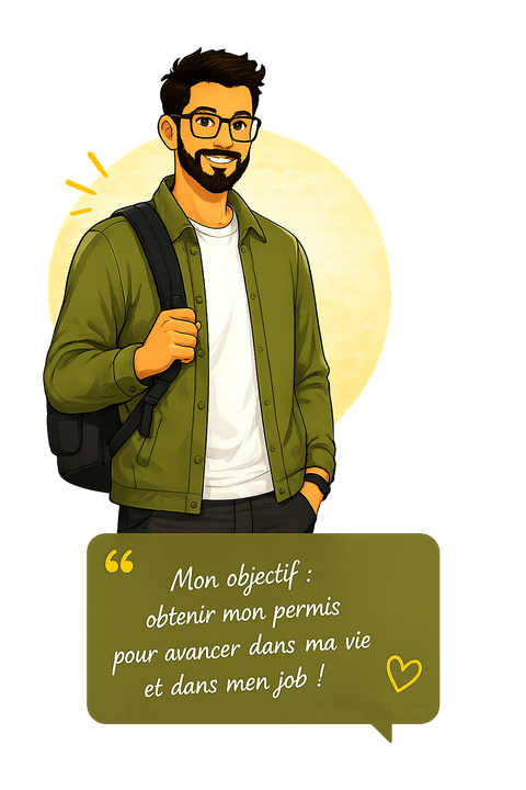 Mehdi, permis accéléré ML School Quincy-sous-Sénart — auto-école Val d'Yerres 91
